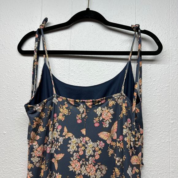 Live To Be Spoiled Y2K Womens Dress Small Babydoll Mesh Midi Butterfly Print - Picture 8 of 14